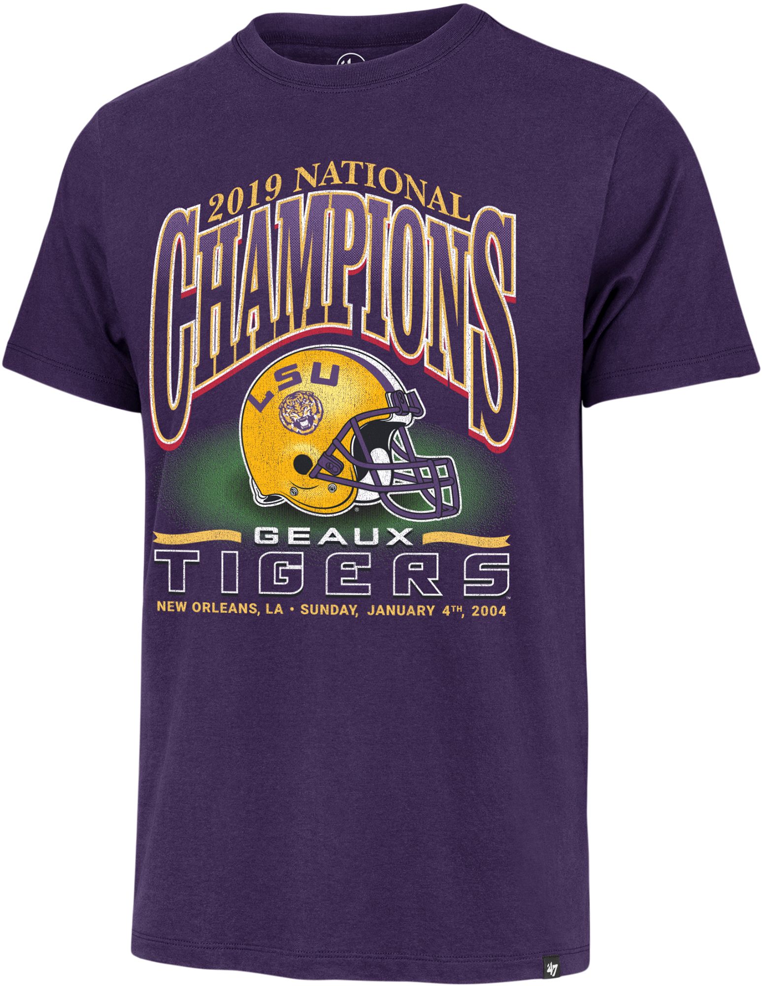 '47 Men's LSU Tigers Purple Franklin Tubular T-Shirt product image