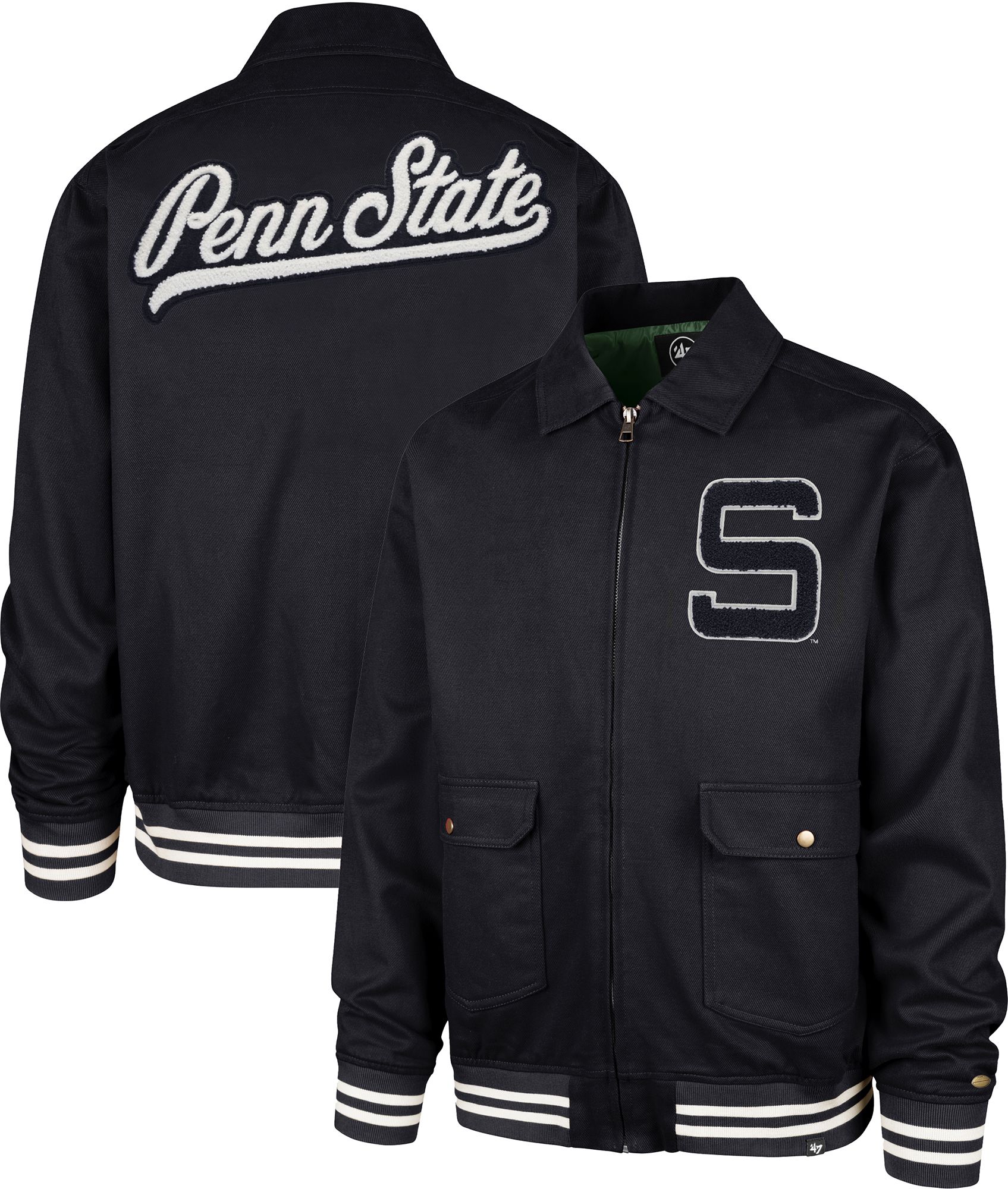 47 Men's Penn State Nittany Lions Navy Haddey Full-Zip Jacket product image