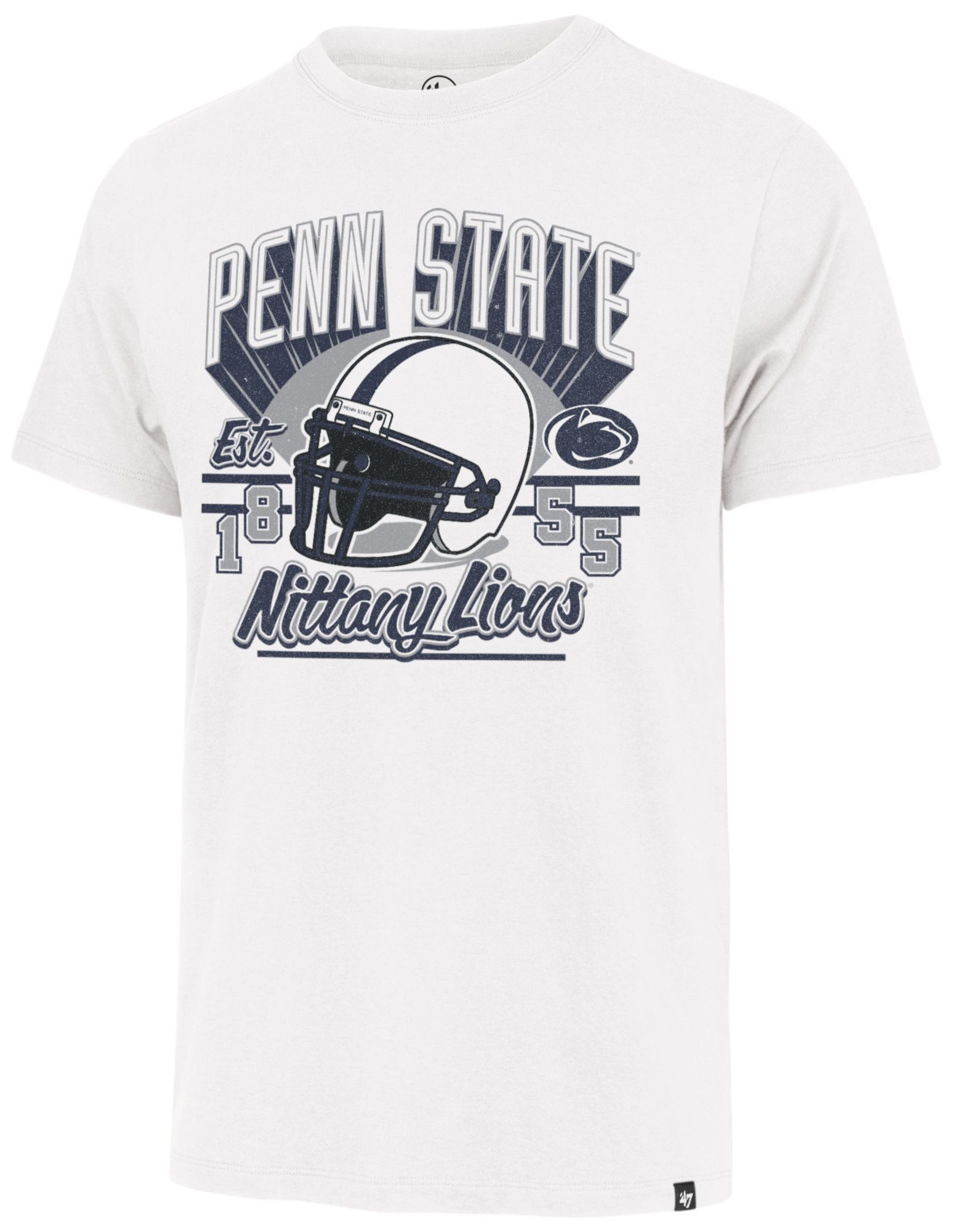47 Men's Penn State Nittany Lions White Franklin Helmet T-Shirt product image