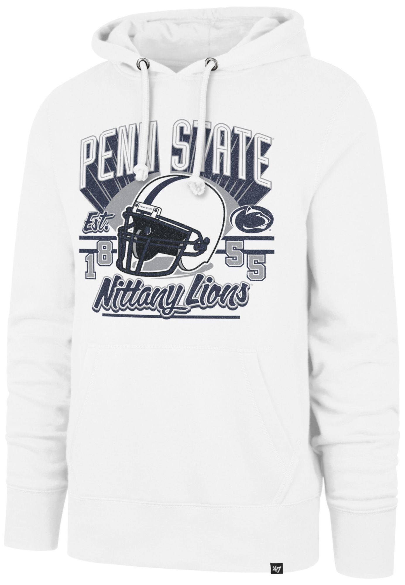 47 Men's Penn State Nittany Lions White Helmet Headline Hoodie product image