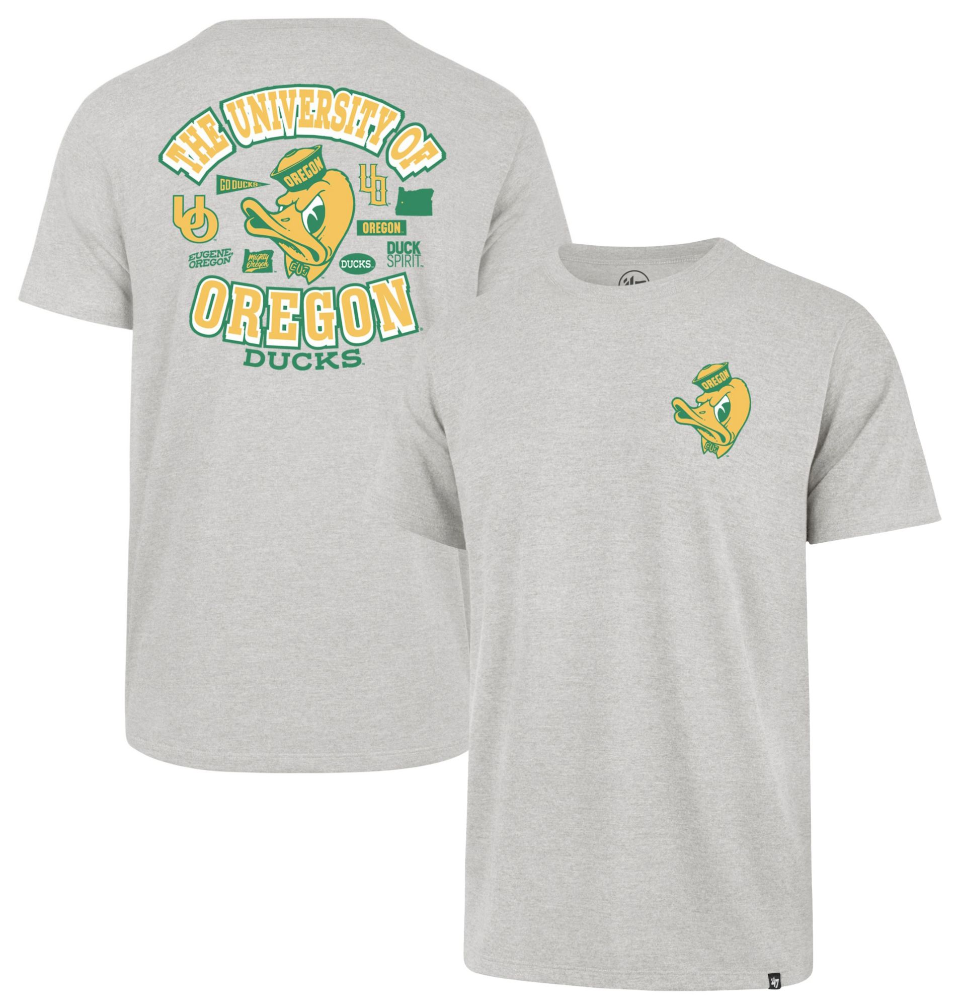 '47 Men's Oregon Ducks Grey Regional Backer Short Sleeve T-Shirt product image