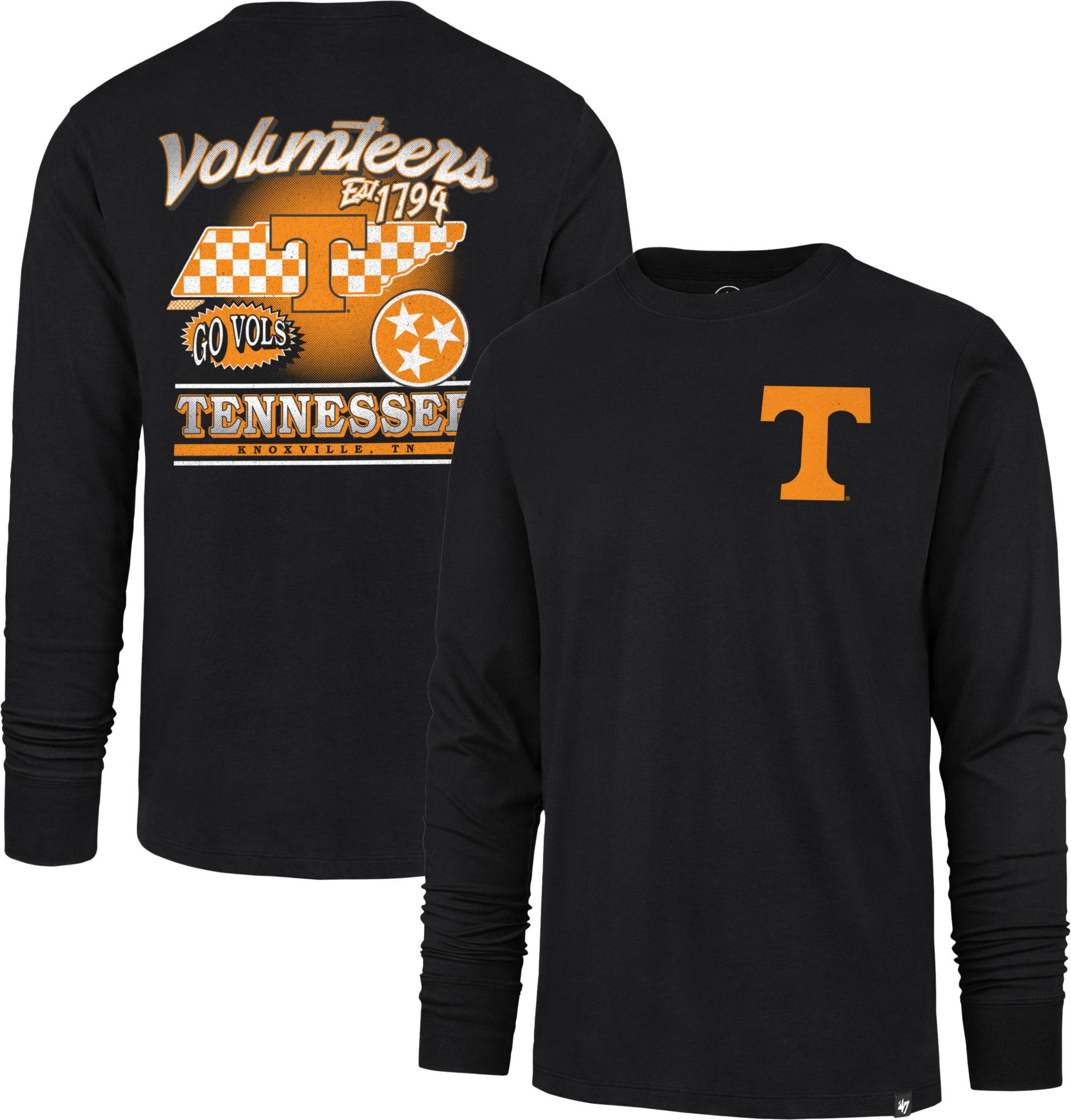 '47 Men's Tennessee Volunteers Black Regional Backer Long Sleeve T-Shirt product image