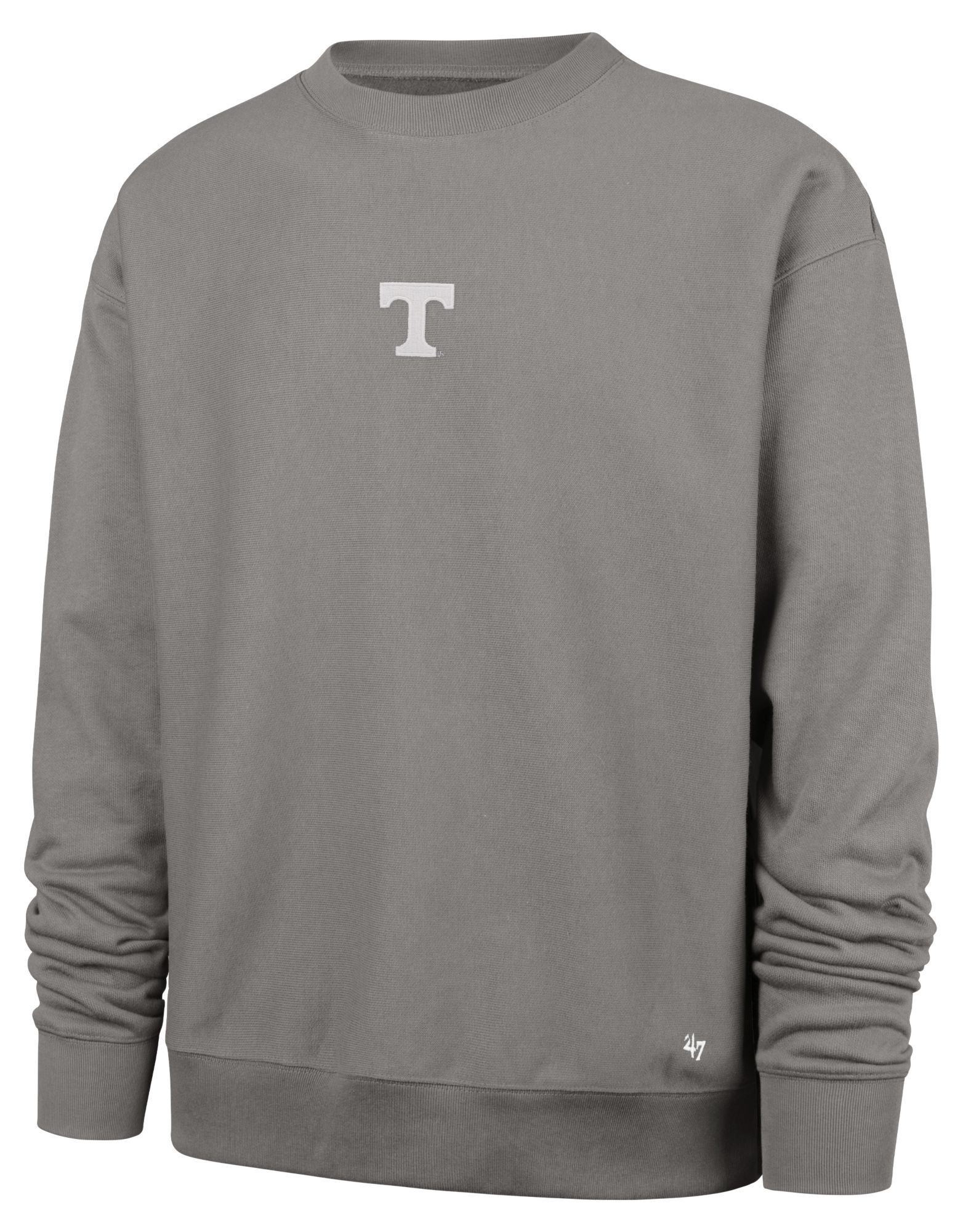 '47 Men's Tennessee Volunteers Wolf Grey Offside Crew Pullover Sweatshirt product image