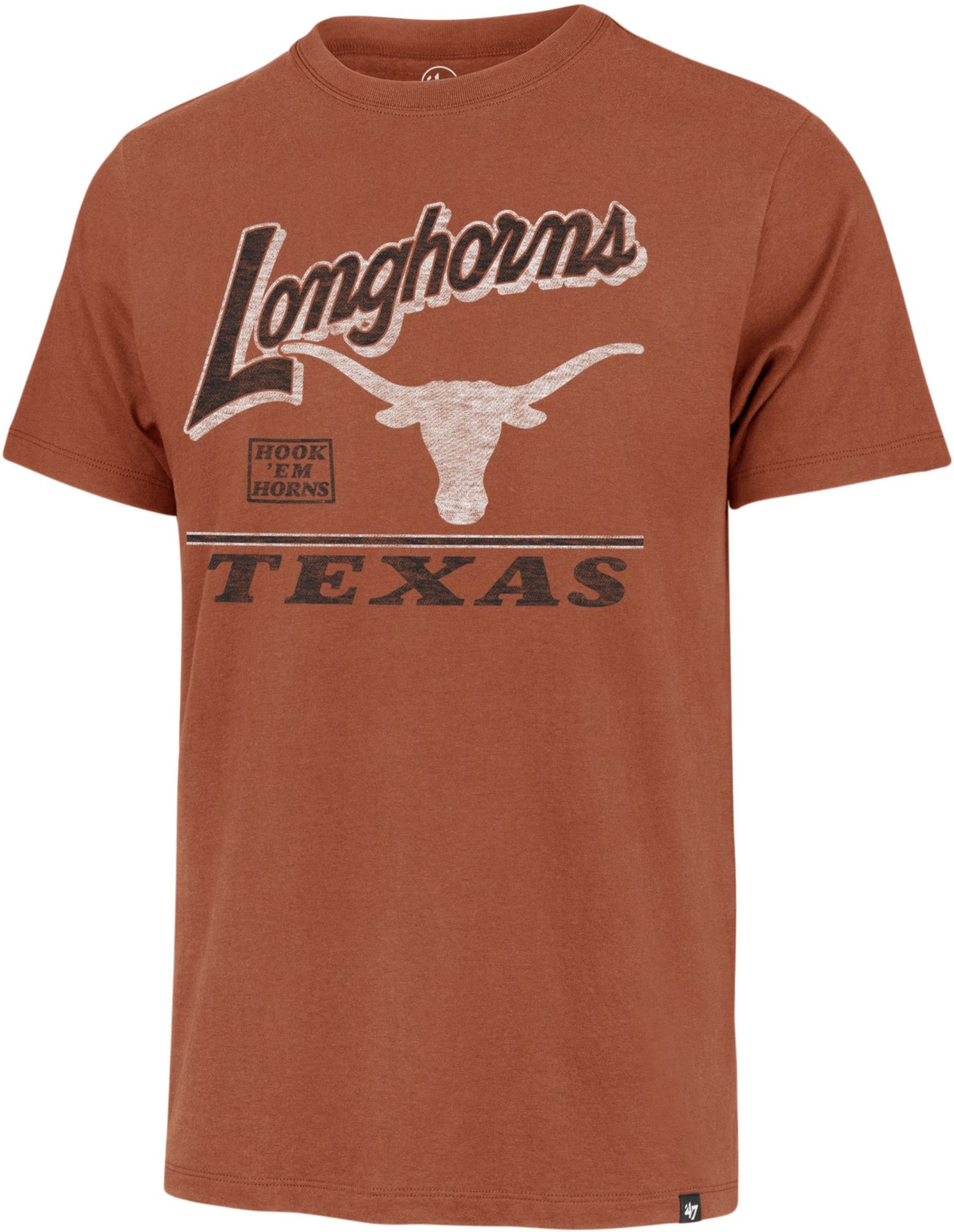 '47 Men's Texas Longhorns Orange Franklin Tubular T-Shirt product image