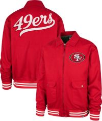 47 Men's San Francisco 49ers Red Homestead Full-Zip Jacket