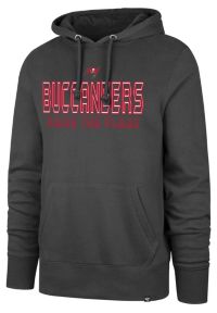 47 Men's Tampa Bay Buccaneers Grey Byline Headline Pullover Hoodie