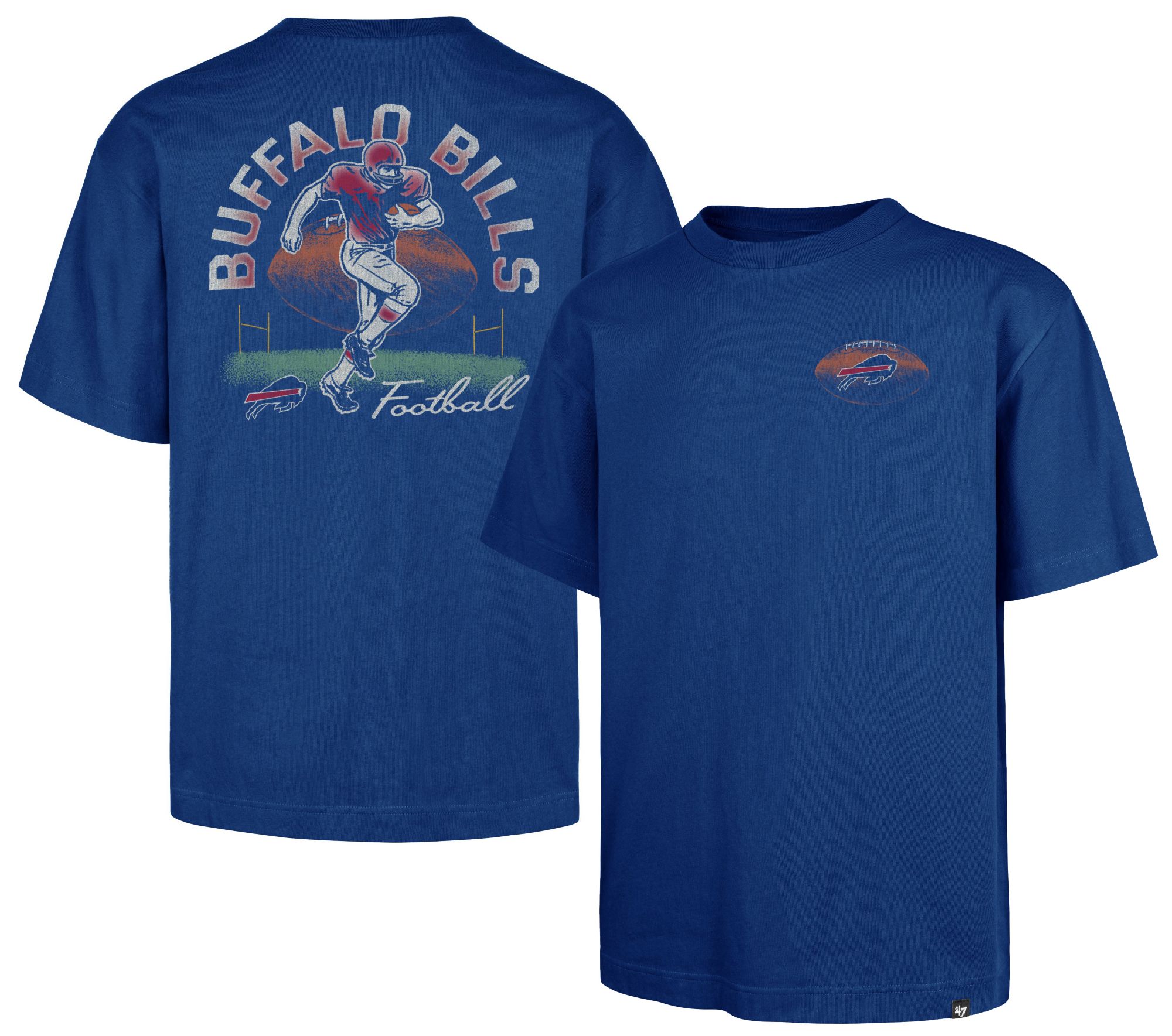 '47 Men's Buffalo Bills Royal Golden Age Foundation T-Shirt product image