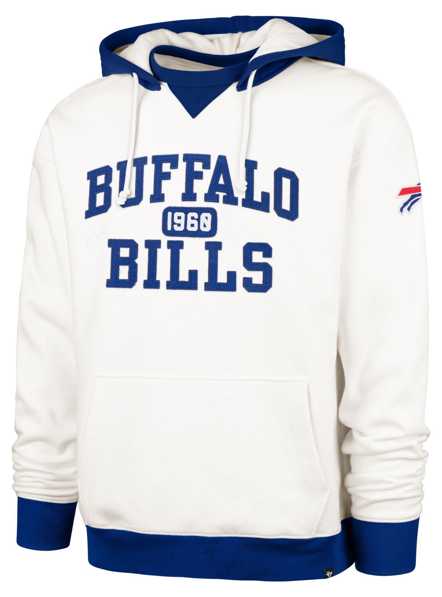 '47 Men's Buffalo Bills Beige Skipper Pullover Hoodie product image