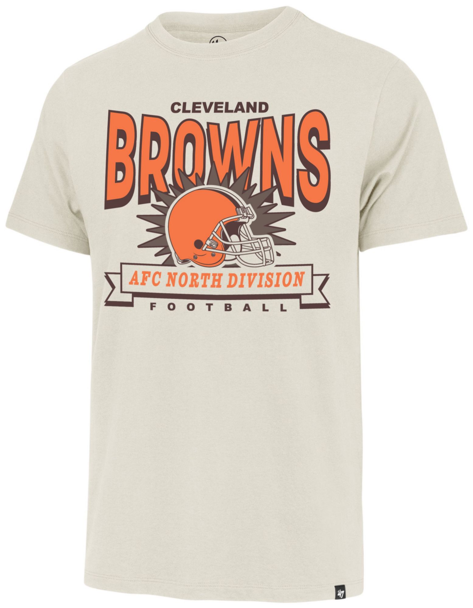 '47 Men's Cleveland Browns Dune Twelve Six Franklin T-Shirt product image