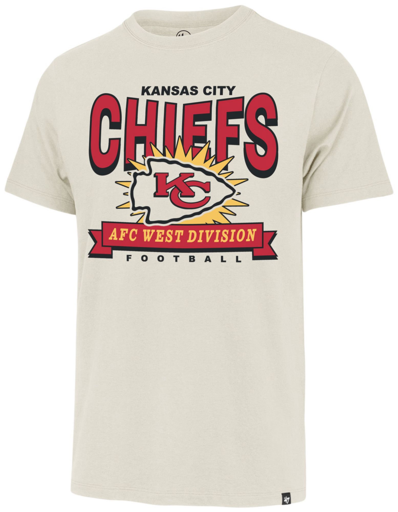 '47 Men's Kansas City Chiefs Dune Twelve Six Franklin T-Shirt product image