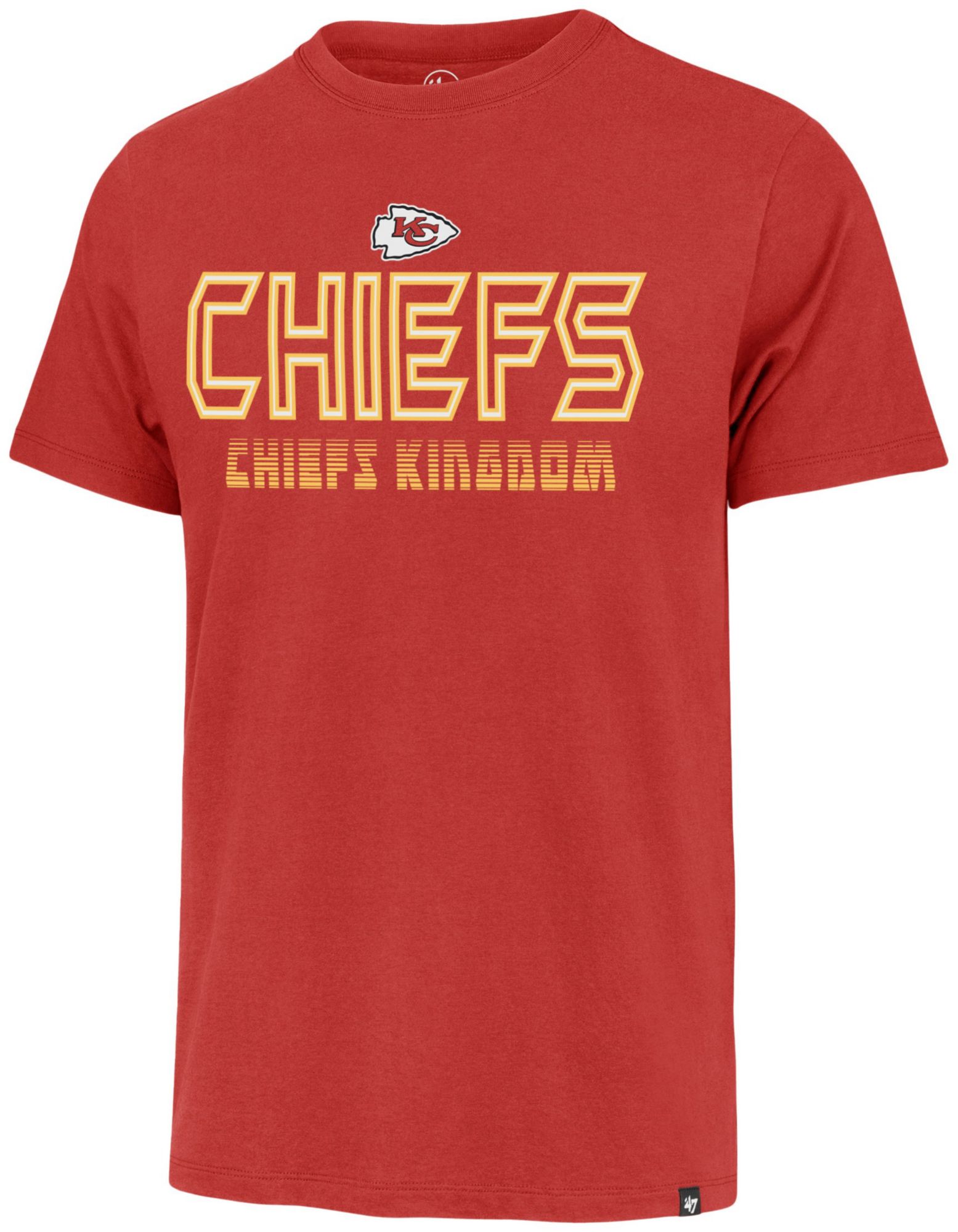 '47 Men's Kansas City Chiefs Red Byline Franklin T-Shirt product image