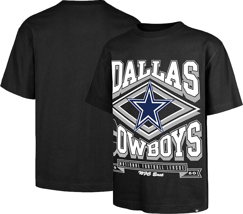 '47 Men's Dallas Cowboys Black Heater Foundation T-Shirt product image