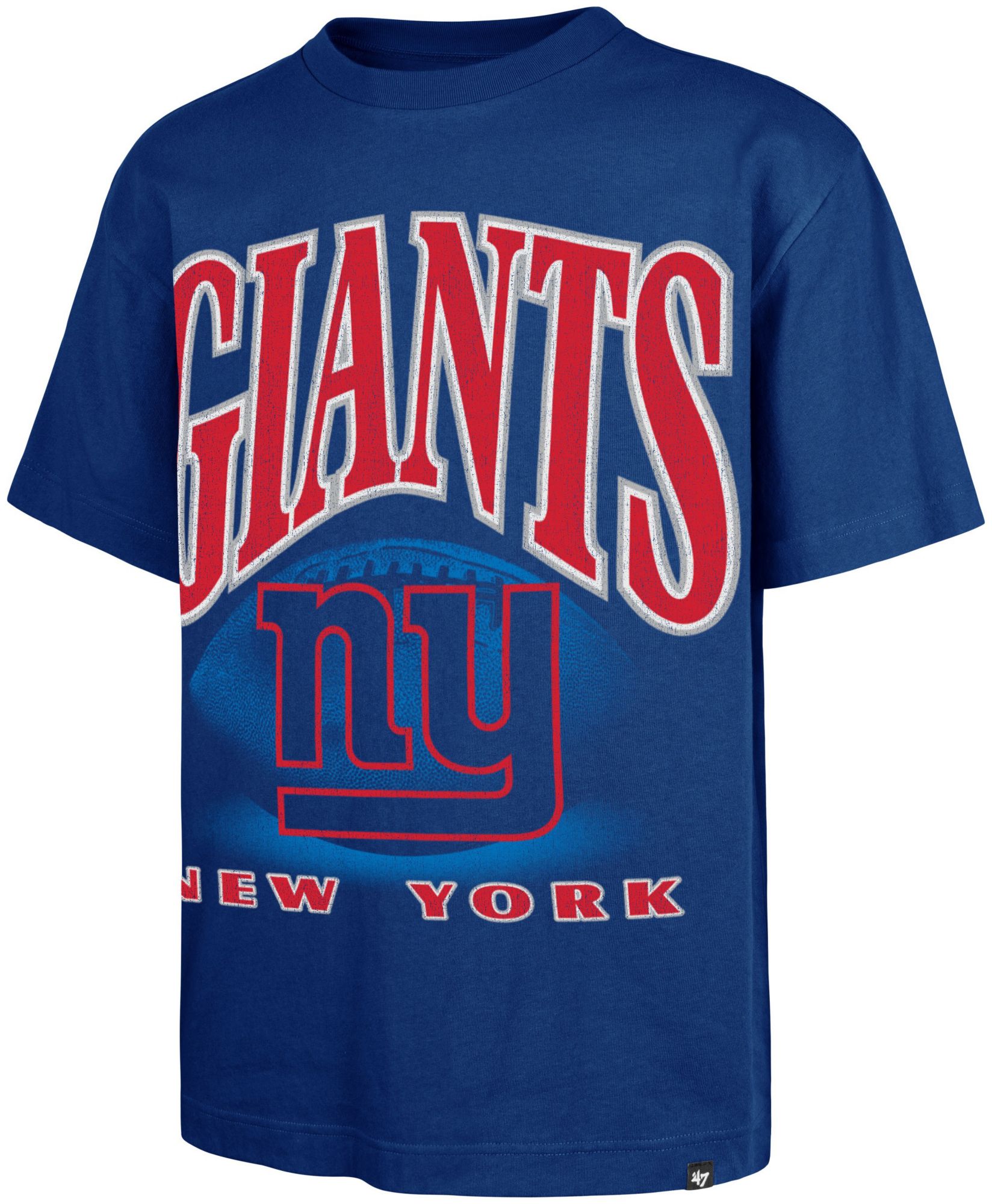 '47 Men's New York Giants Royal Power Shot Foundation T-Shirt product image