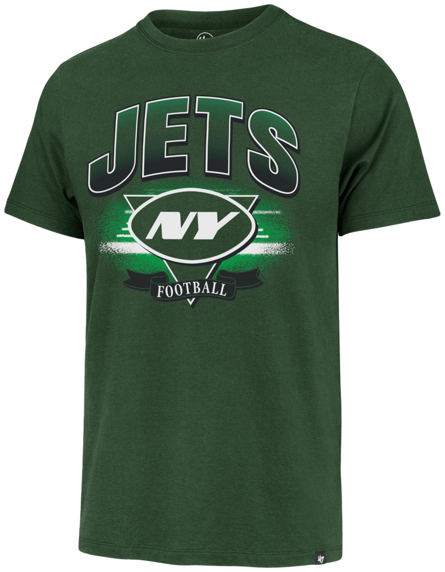 '47 Men's New York Jets Green Arena Fade Franklin T-Shirt product image