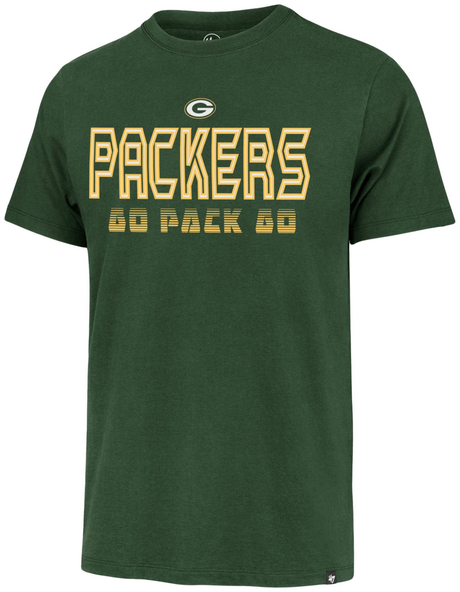 '47 Men's Green Bay Packers Green Byline Franklin T-Shirt product image