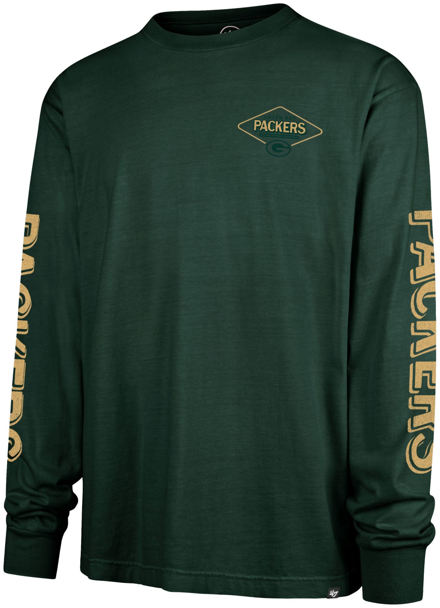'47 Men's Green Bay Packers Green Ravine Foundation Long Sleeve T-Shirt product image