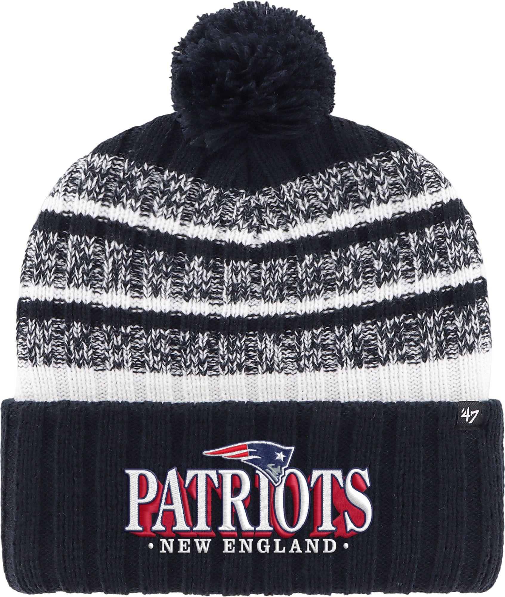 '47 Men's New England Patriots Navy Graphic Tavern Knit Hat product image