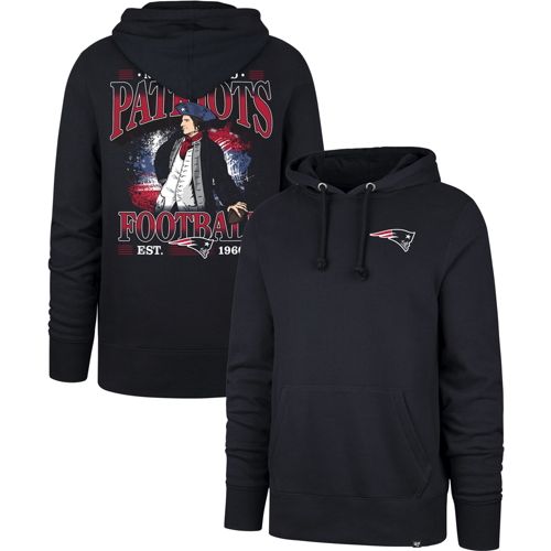 Nike Men's New England Patriots Dark Grey Heather Tech Fleece Full