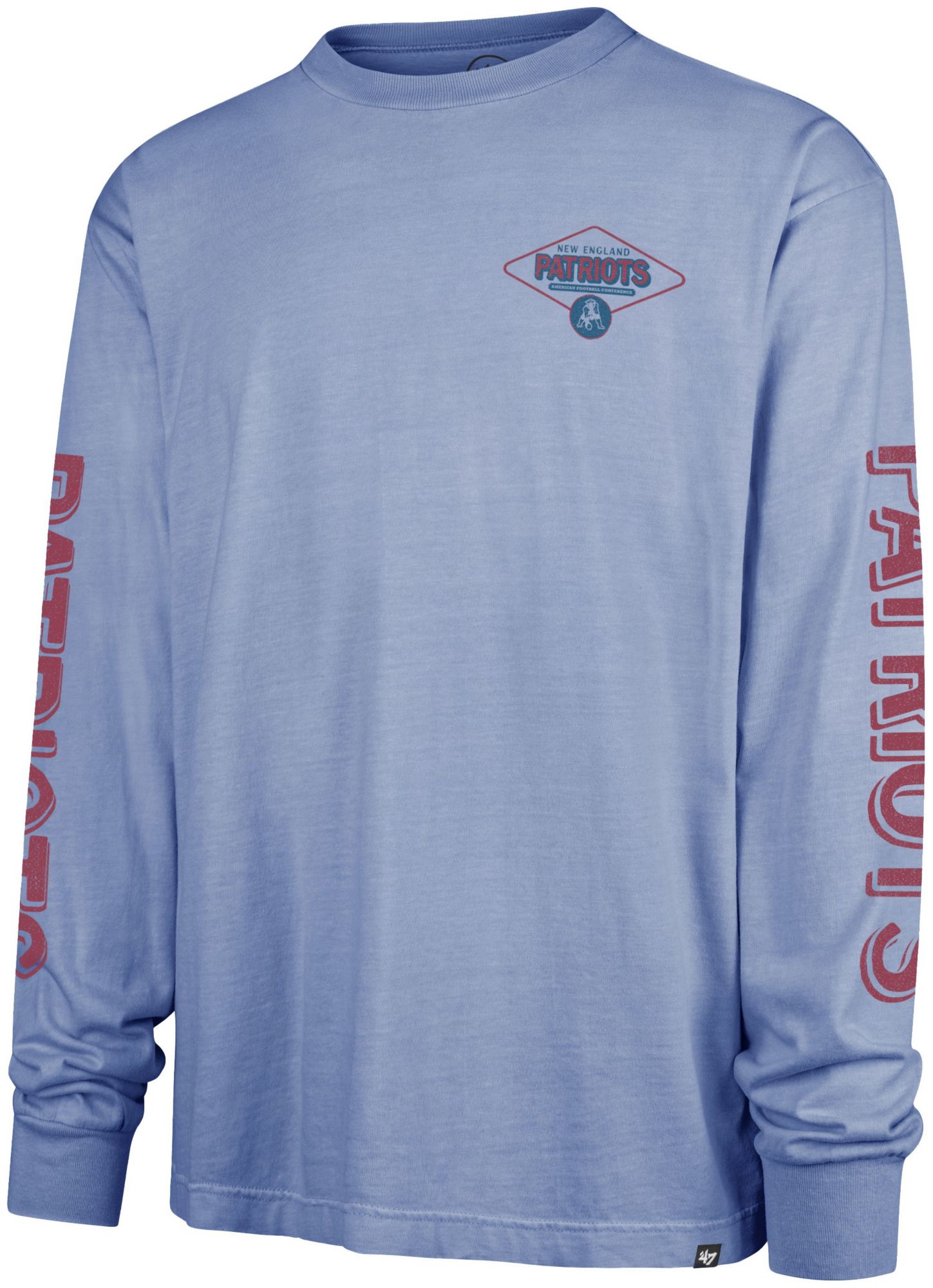 '47 Men's New England Patriots Blue Ravine Foundation Long Sleeve T-Shirt product image