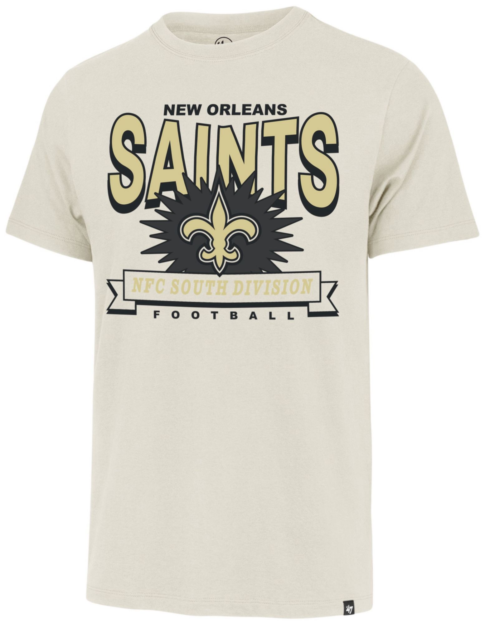 '47 Men's New Orleans Saints Dune Twelve Six Franklin T-Shirt product image