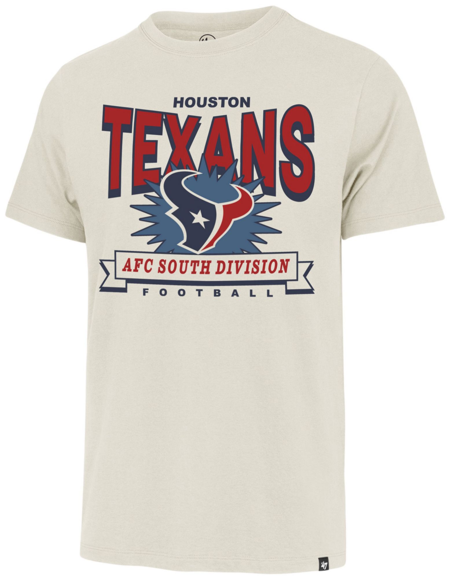'47 Men's Houston Texans Dune Twelve Six Franklin T-Shirt product image