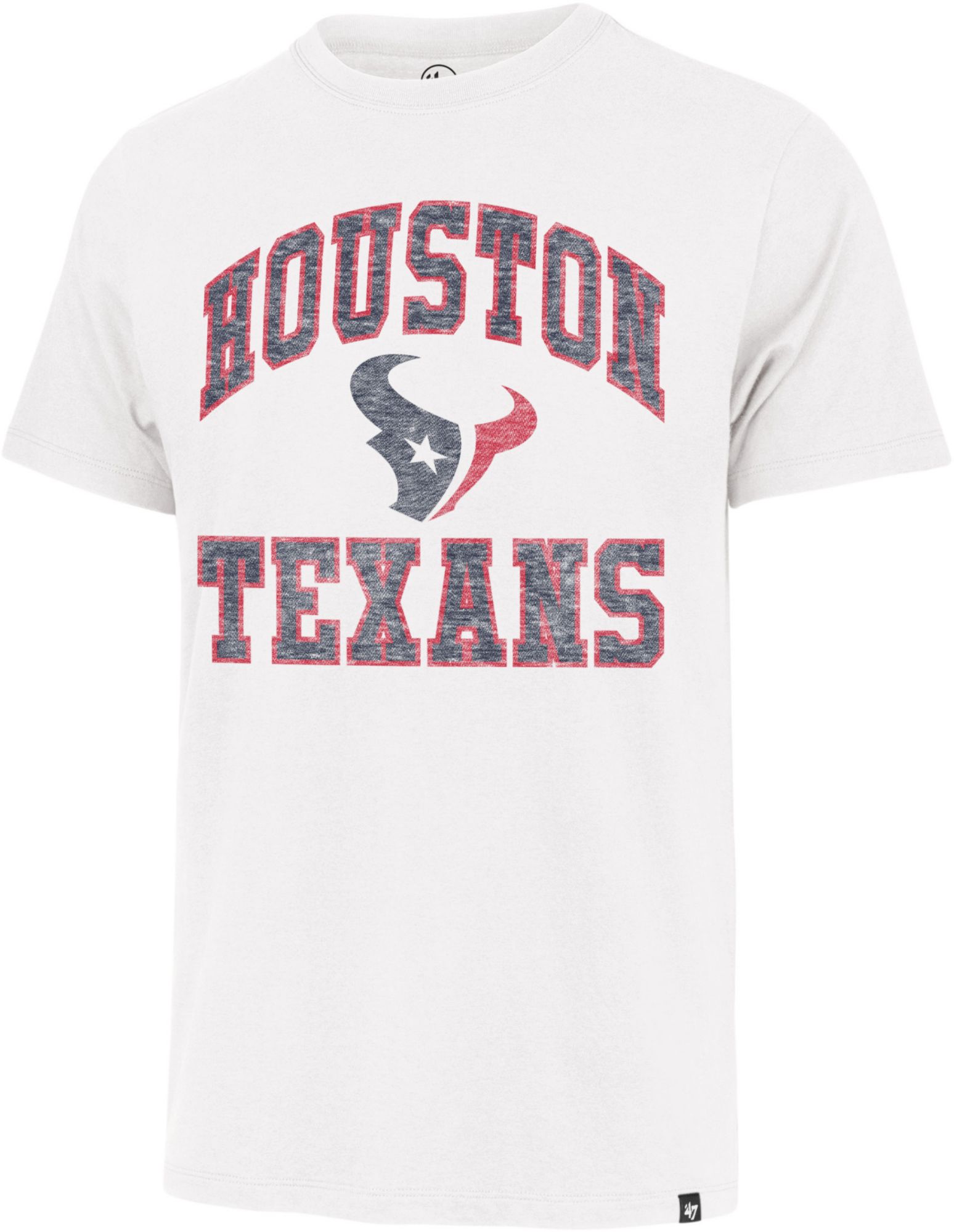 '47 Men's Houston Texans White Ply Action Franklin T-Shirt product image