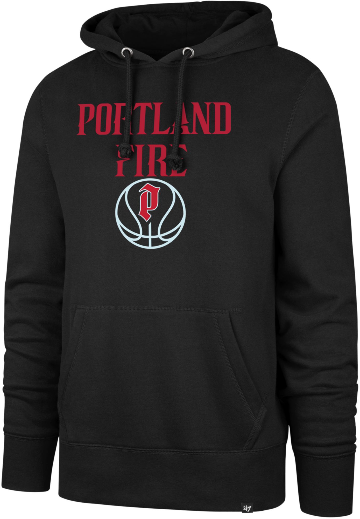 '47 Men's Portland Fire Black Straightblock Headline Pullover Hoodie product image