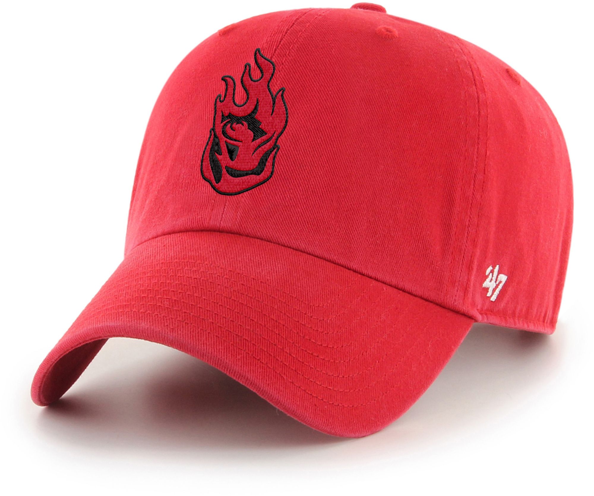 '47 Men's Portland Fire Red Flat Clean Up Adjustable Hat product image
