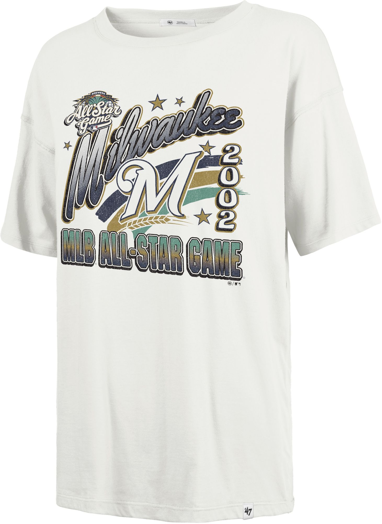 47 Women's Milwaukee Brewers Cream Cooperstown Playoff Sadie T-Shirt product image