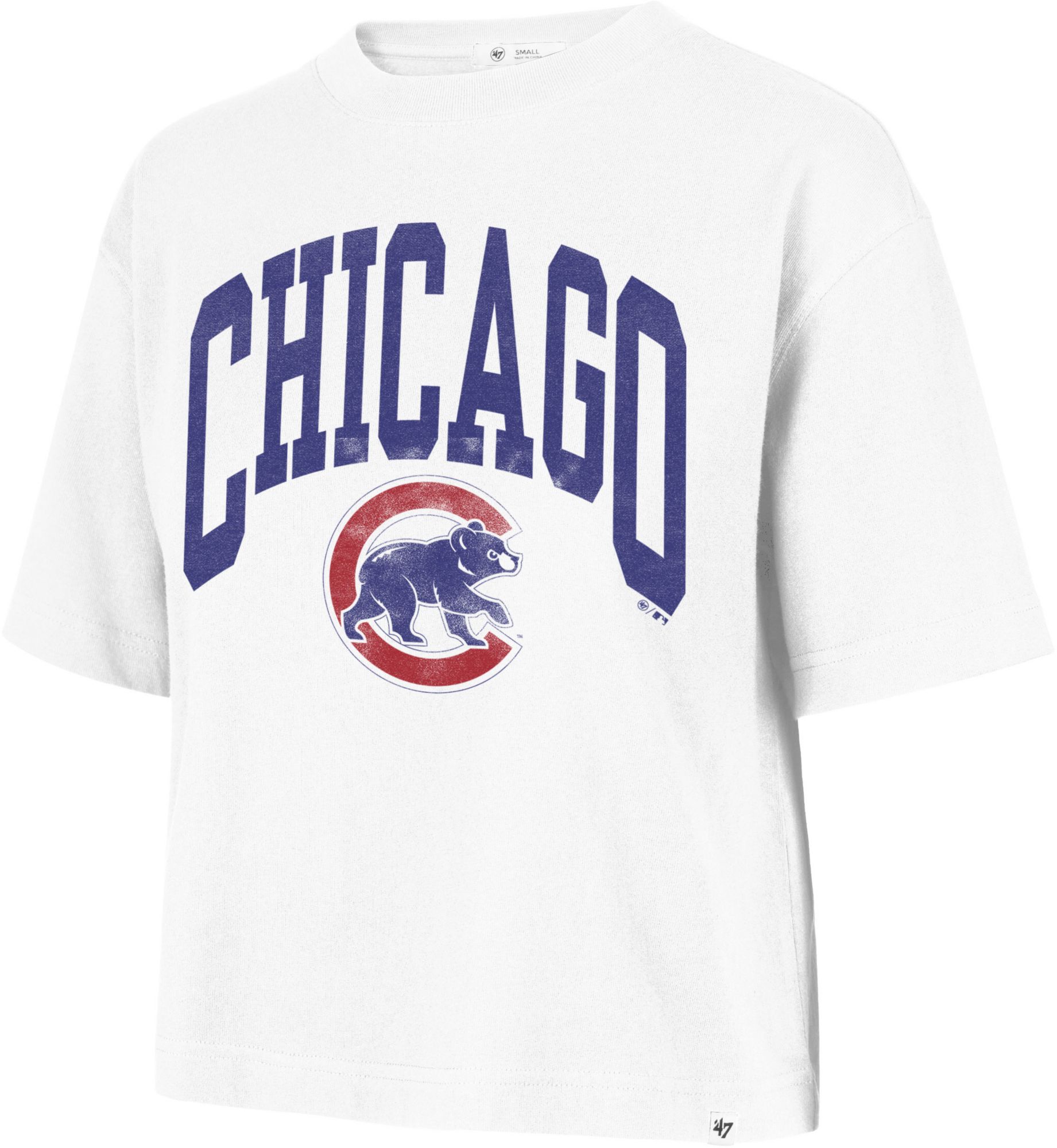 '47 Women's Chicago Cubs White 'Shale City' T-Shirt product image