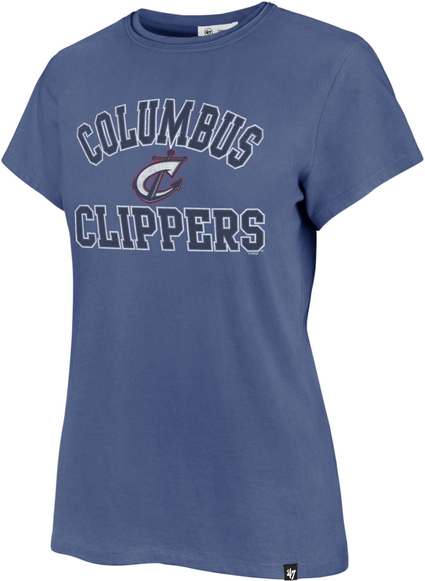 '47 Women's Columbus Clippers Blue Wayland Franklin T-Shirt product image