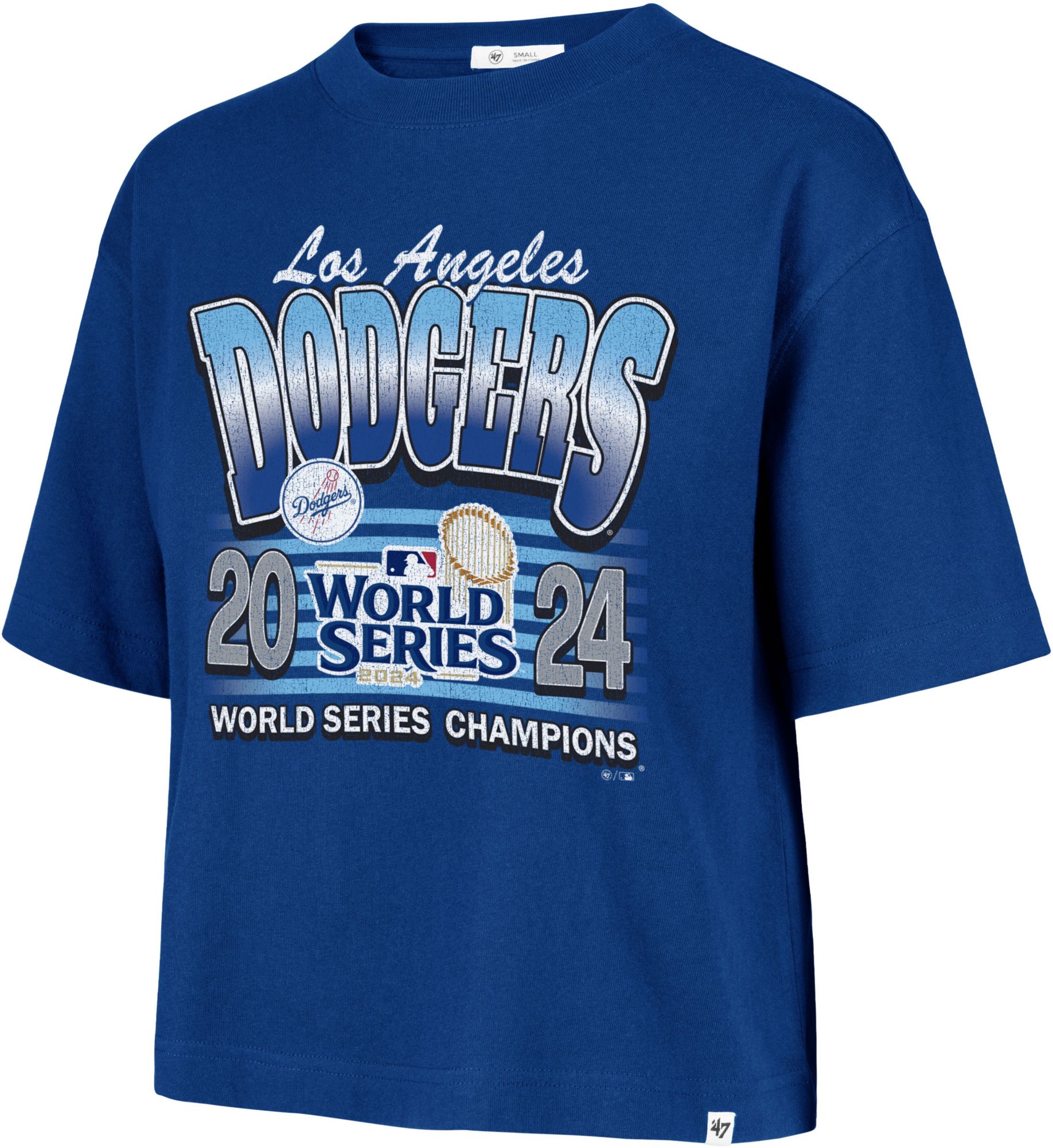 '47 Women's Los Angeles Dodgers Blue Cooperstown Playoff Reed City T-Shirt product image