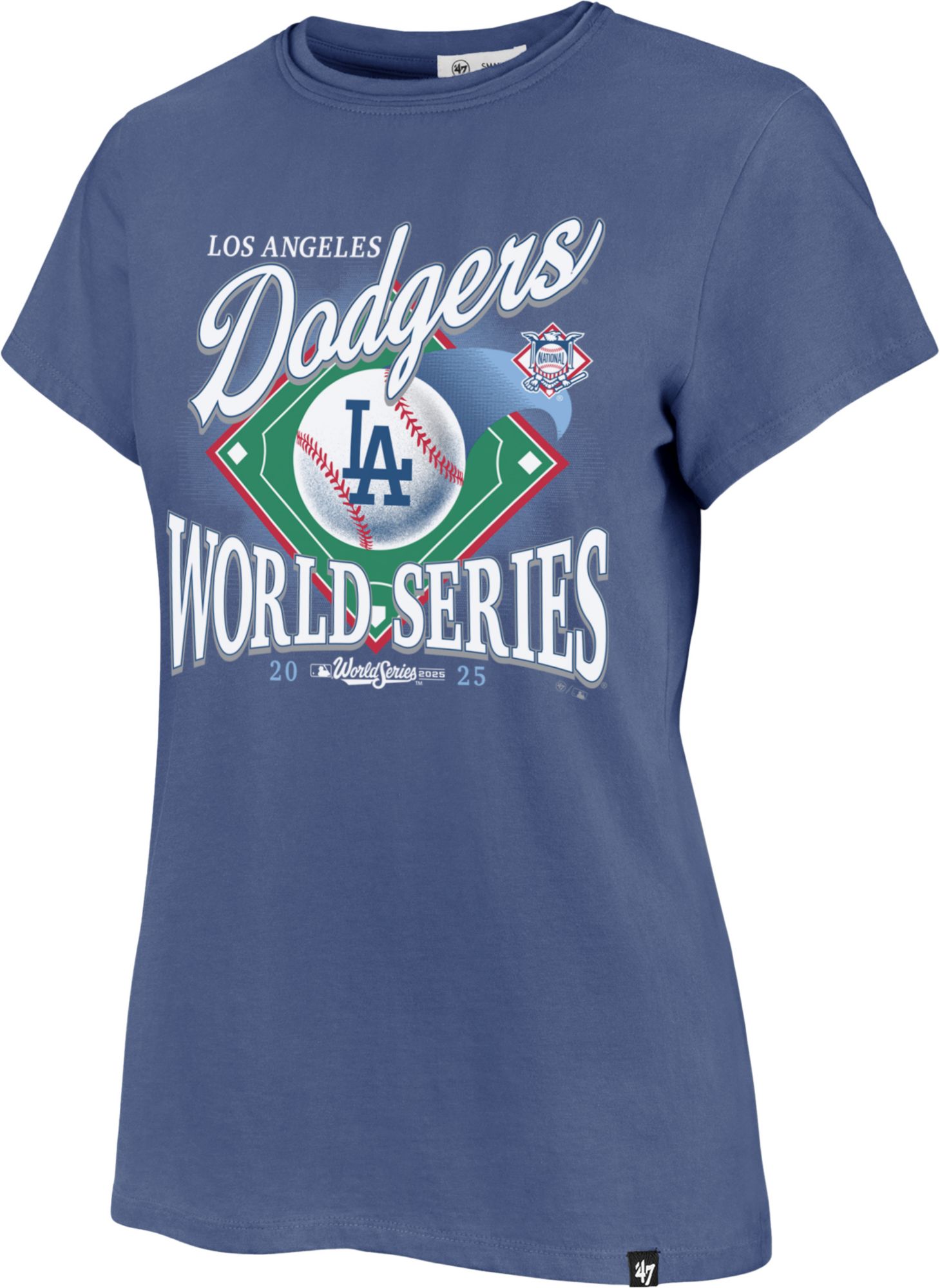 '47 Women's Los Angeles Dodgers 2025 World Series Bound Frankie T-Shirt product image
