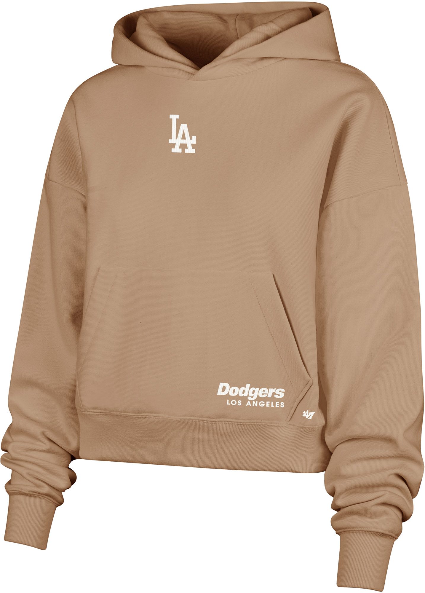 '47 Women's Los Angeles Dodgers Tan Sue Foundation Pullover Hoodie product image