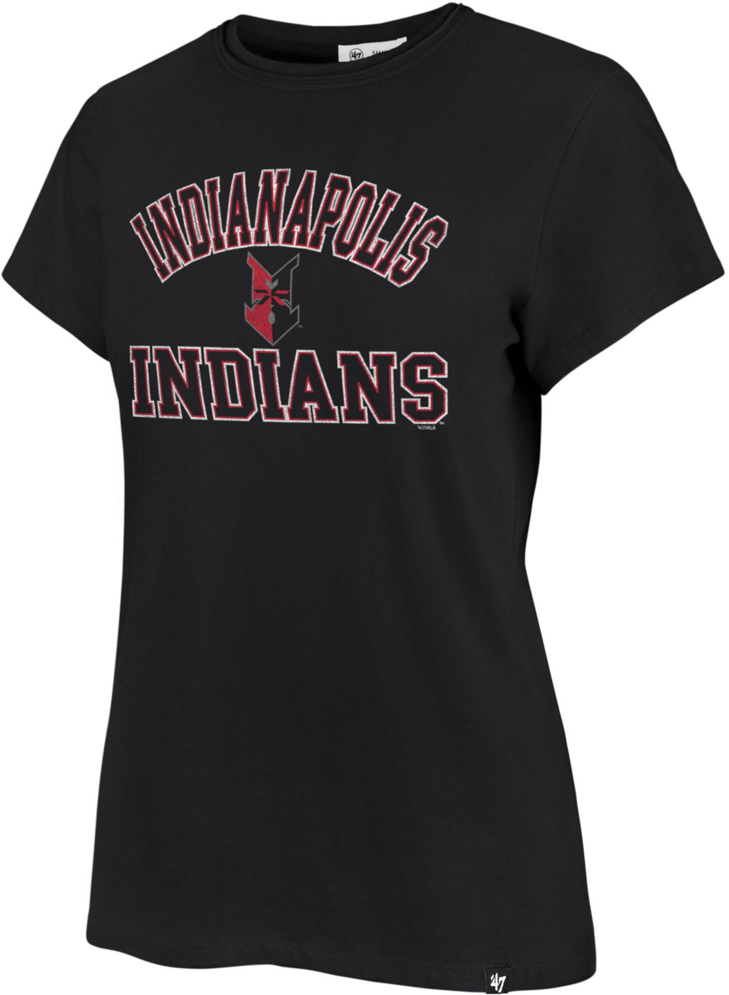 '47 Women's Indianapolis Indians Black Wayland Franklin T-Shirt product image
