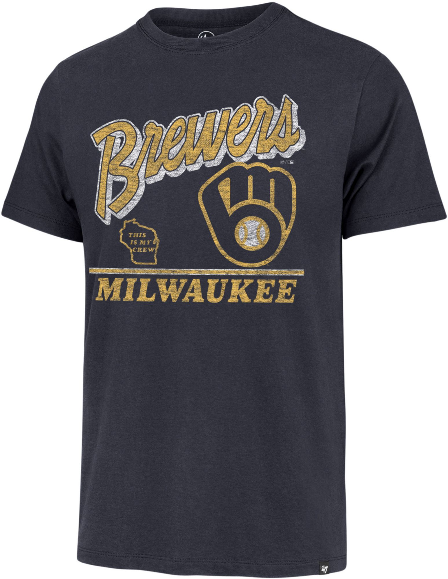 '47 Women's San Diego Padres Blue Small Script Frankie T-Shirt product image