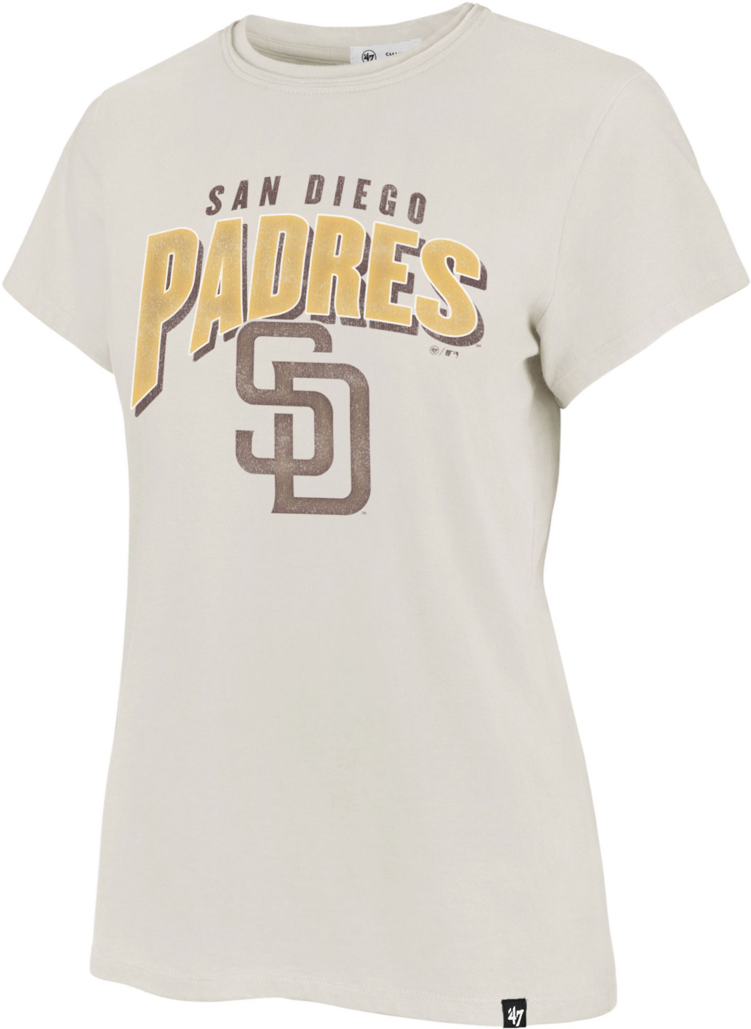 '47 Women's San Diego Padres Cream Treasure Frankie T-Shirt product image