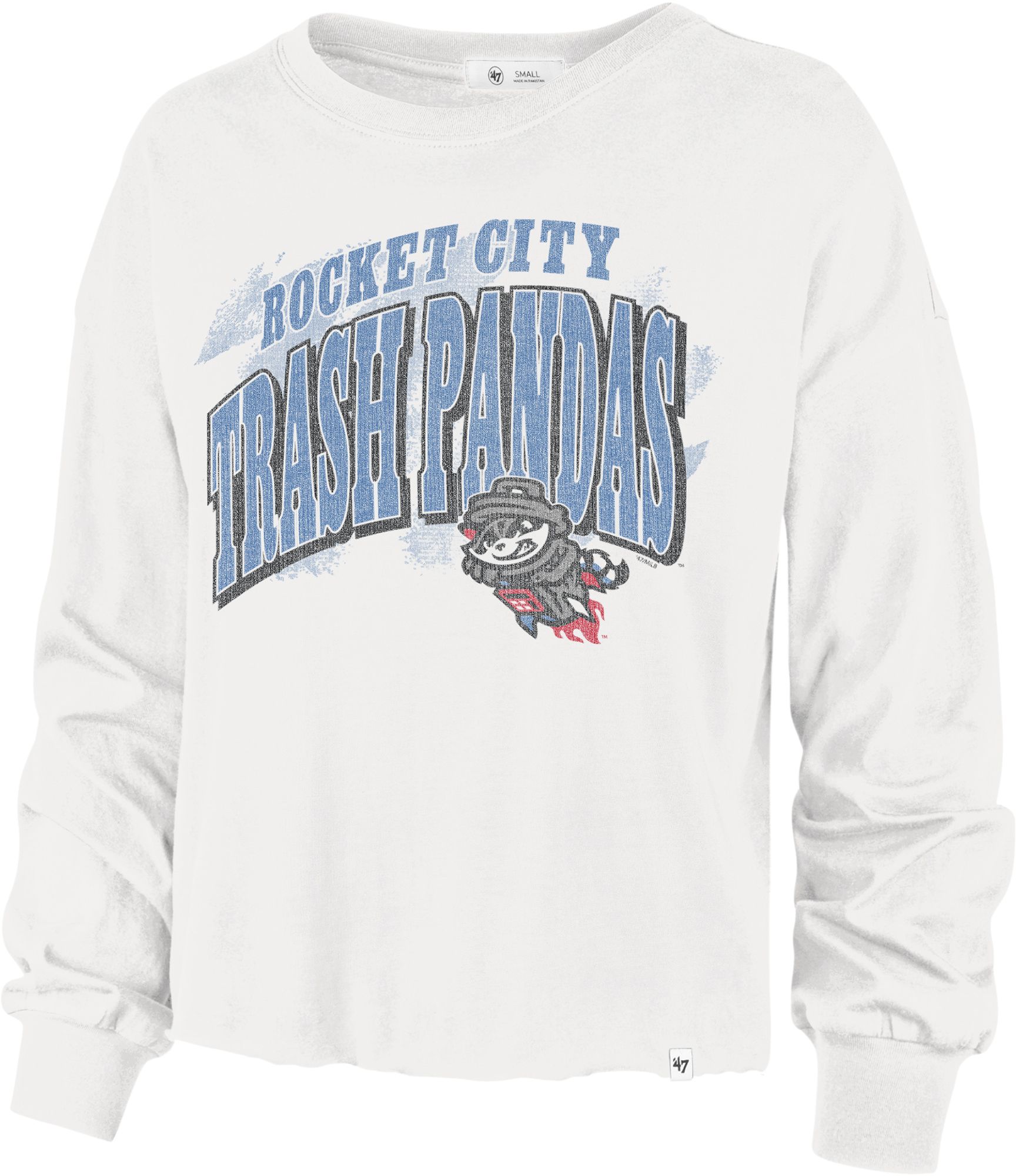 '47 Women's Rocket City Trash Pandas Cream Parkway Long Sleeve T-Shirt product image
