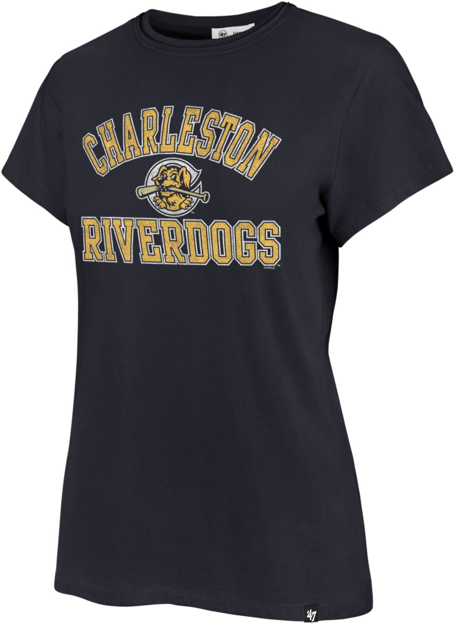 '47 Women's Charleston River Dogs Navy Wayland Franklin T-Shirt product image