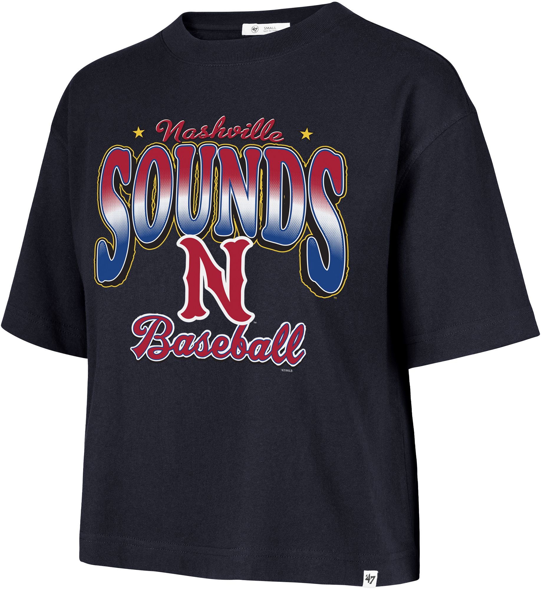 '47 Women's Nashville Sounds Navy Reed City T-Shirt product image