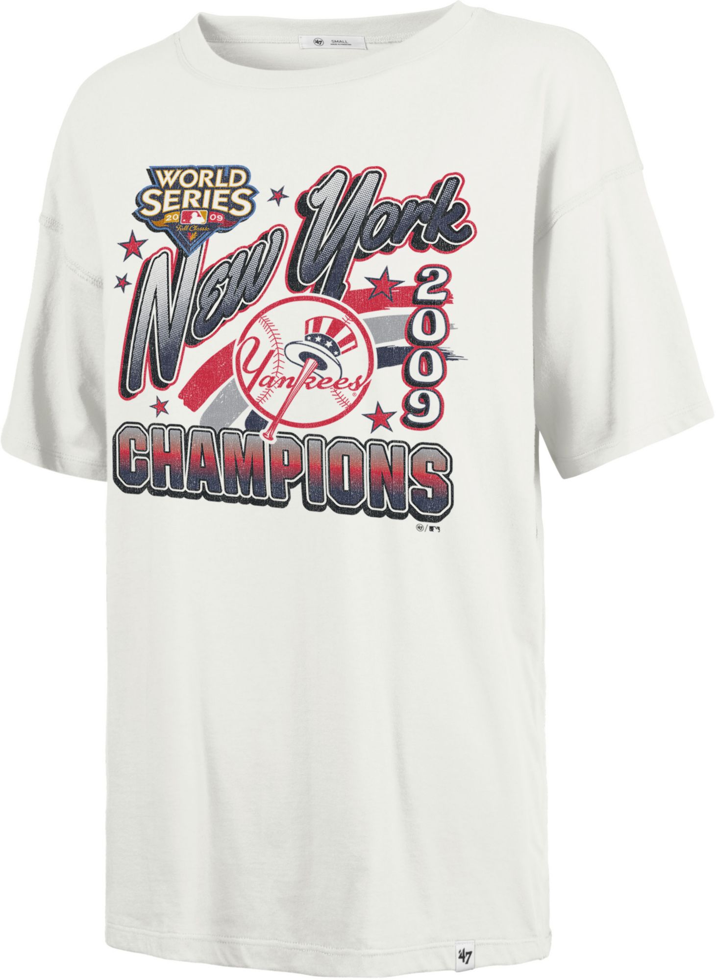 '47 Women's New York Yankees Cream Cooperstown Playoff Sadie T-Shirt product image