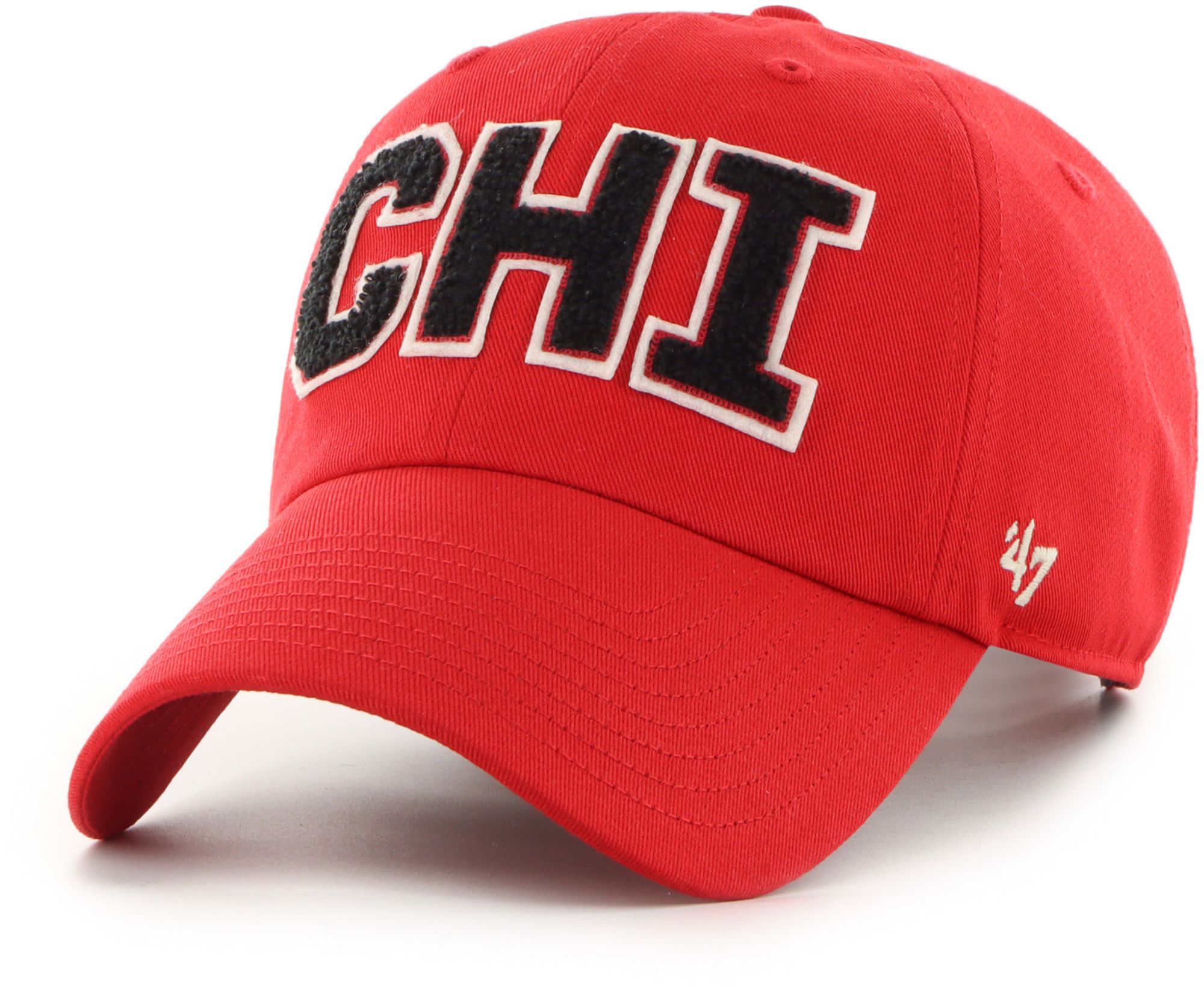 '47 Women's Chicago Bulls Red Zoey Clean Up Adjustable Hat product image