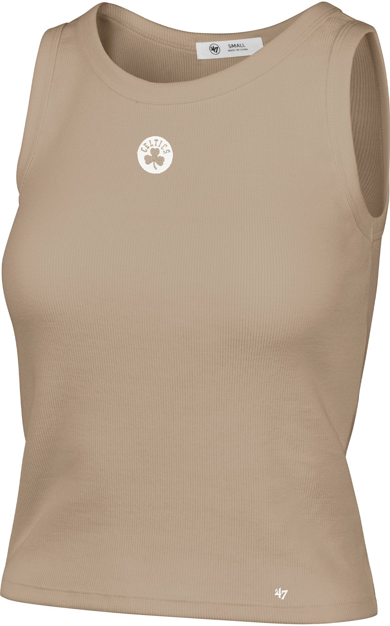 '47 Women's Boston Celtics Brown Skyhook Baby Rib Tank Top product image