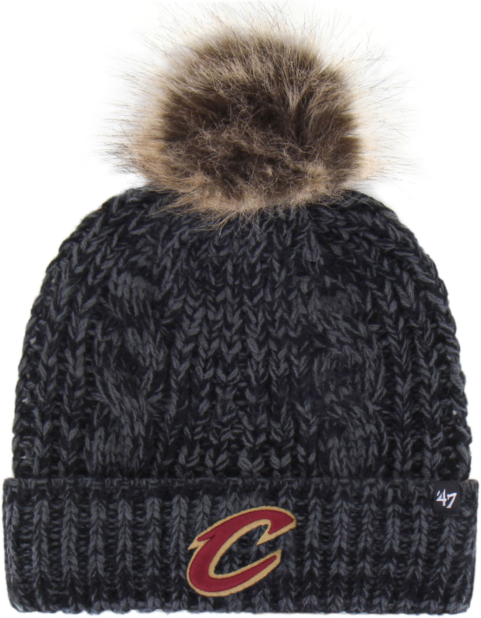 '47 Women's Cleveland Cavaliers Black Meeko Cuffed Knit Beanie product image