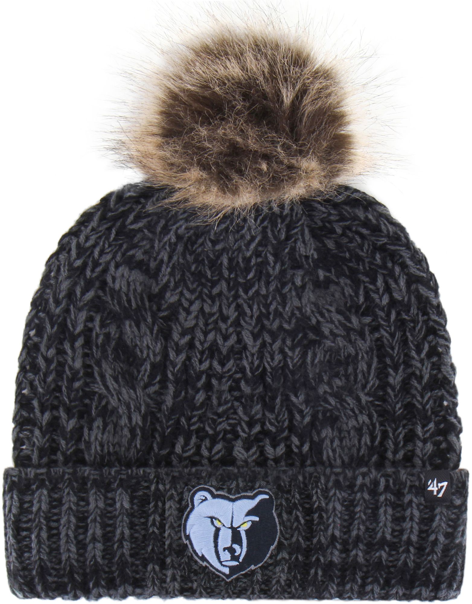 '47 Women's Memphis Grizzlies Black Meeko Cuffed Knit Beanie product image