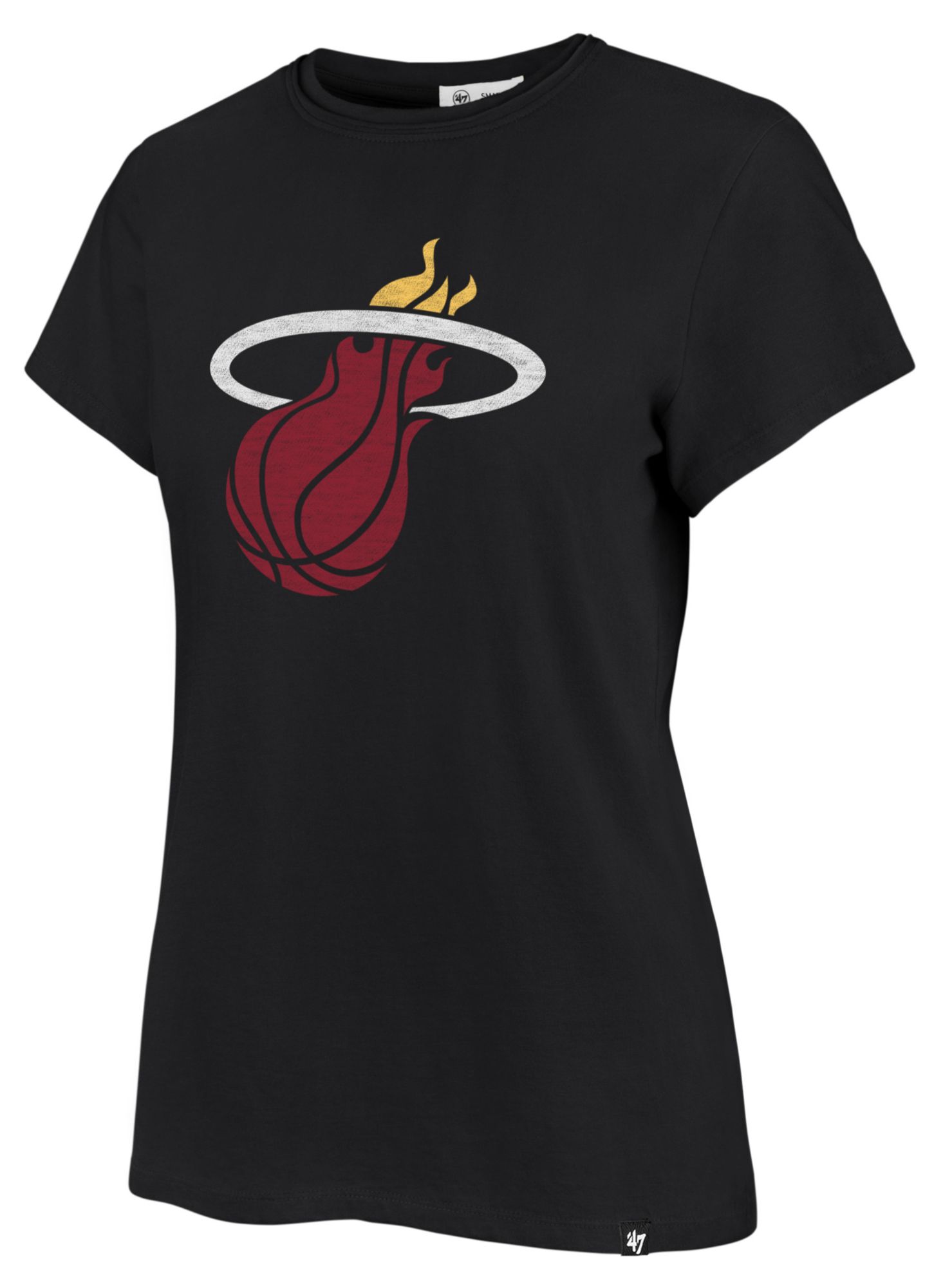 '47 Women's Miami Heat Black Frankie T-Shirt product image