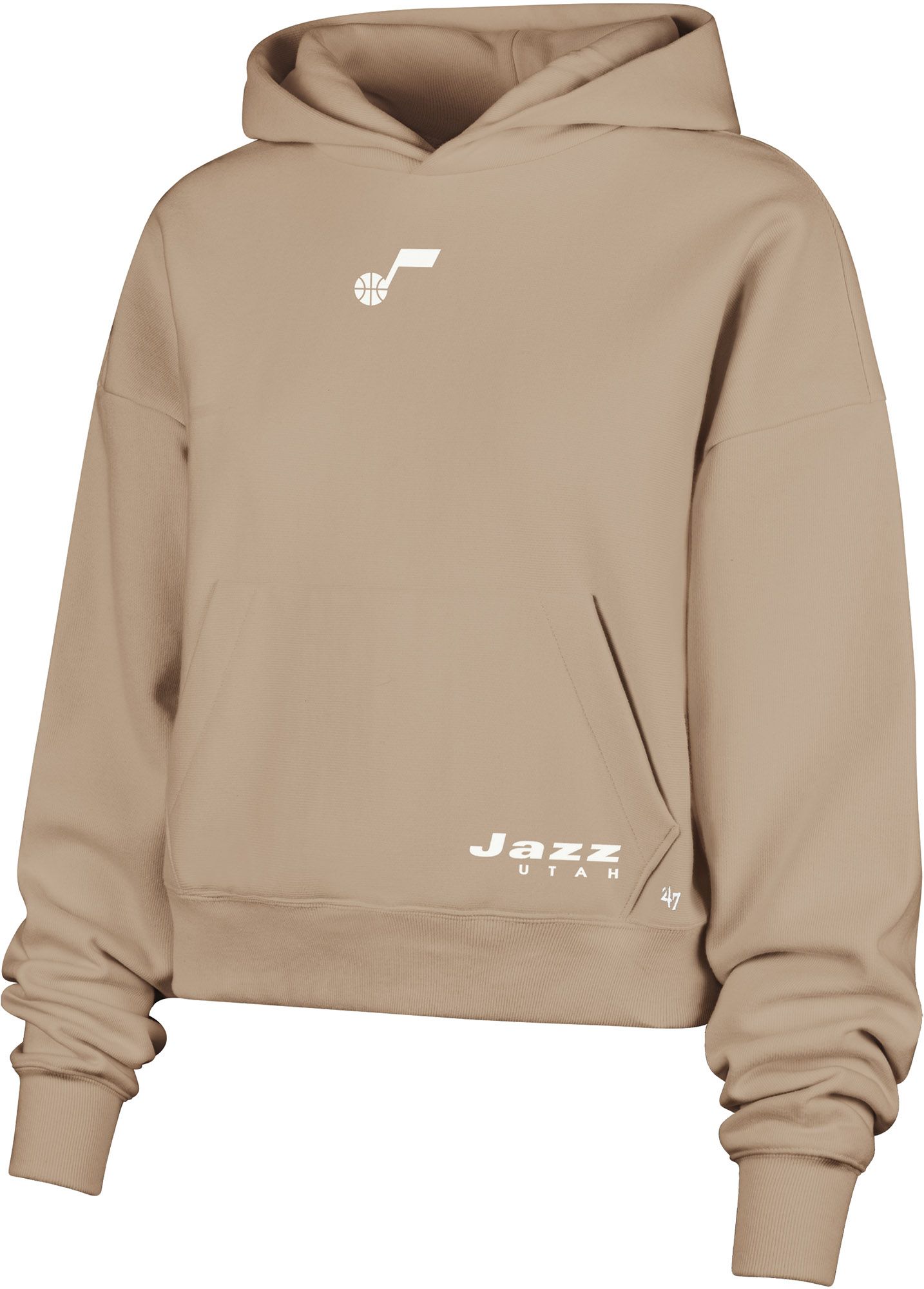 '47 Women's Utah Jazz Brown Sue Foundation Pullover Hoodie product image