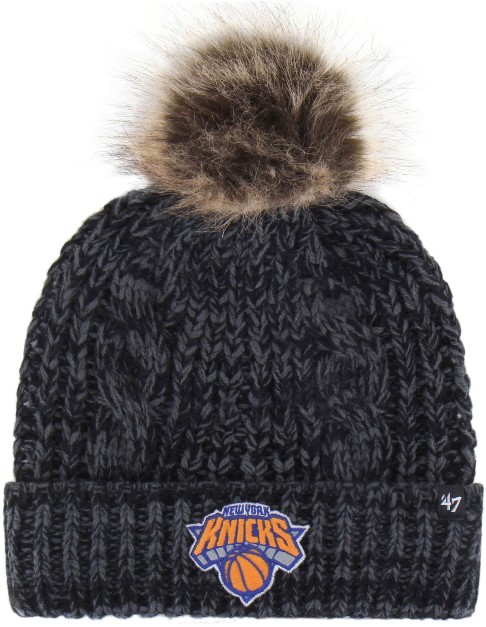 '47 Women's New York Knicks Black Meeko Cuffed Knit Beanie product image
