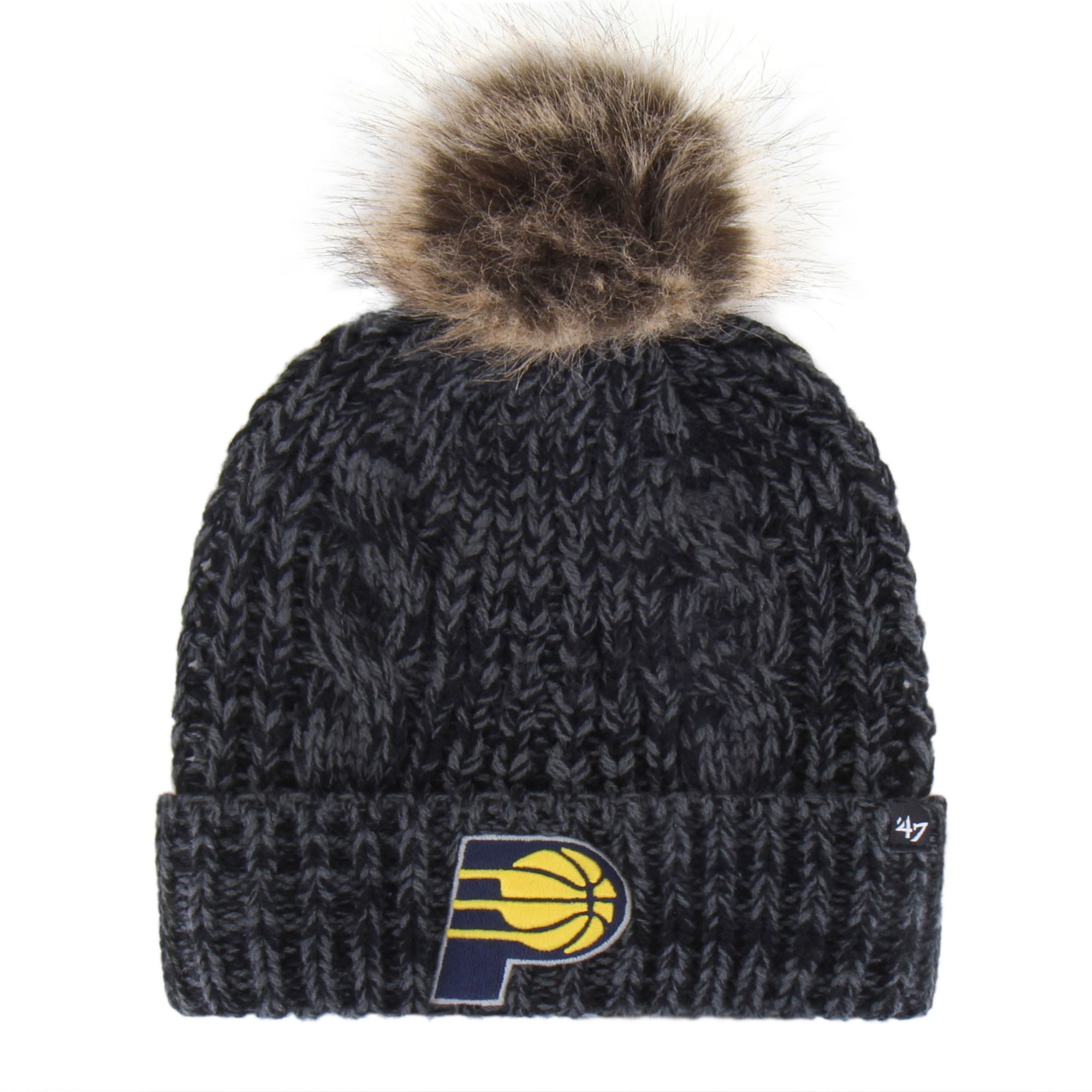 '47 Women's Indiana Pacers Black Meeko Cuffed Knit Beanie product image