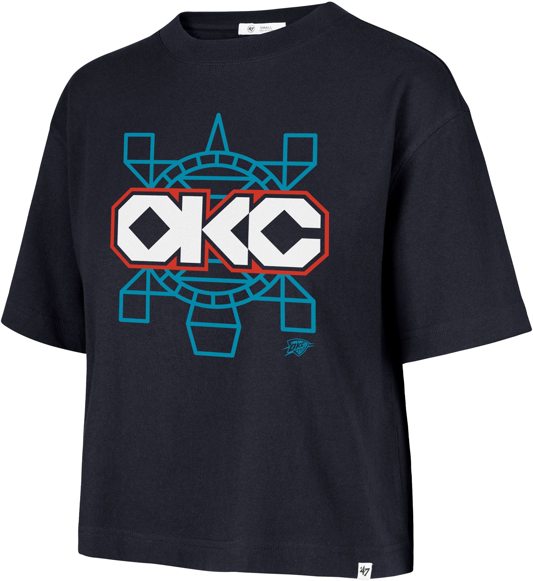 '47 Women's Oklahoma City Thunder Navy 2025 City Edition Reed City T-Shirt product image
